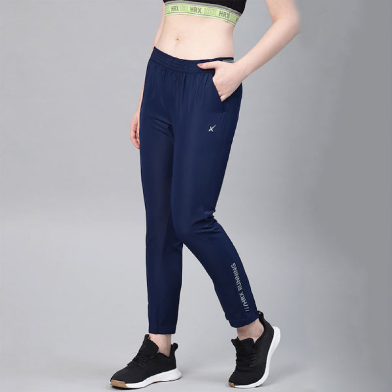 Women Navy Blue Rapid Dry Track Pants